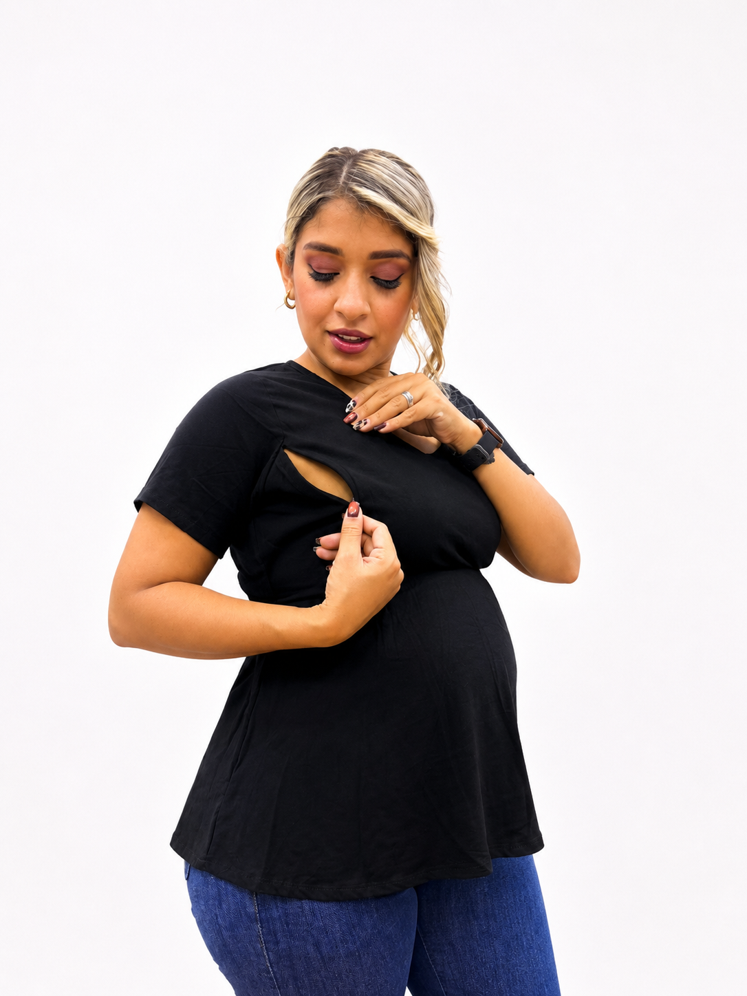 BLUSA CON CIERRE LACTANCIA MARA